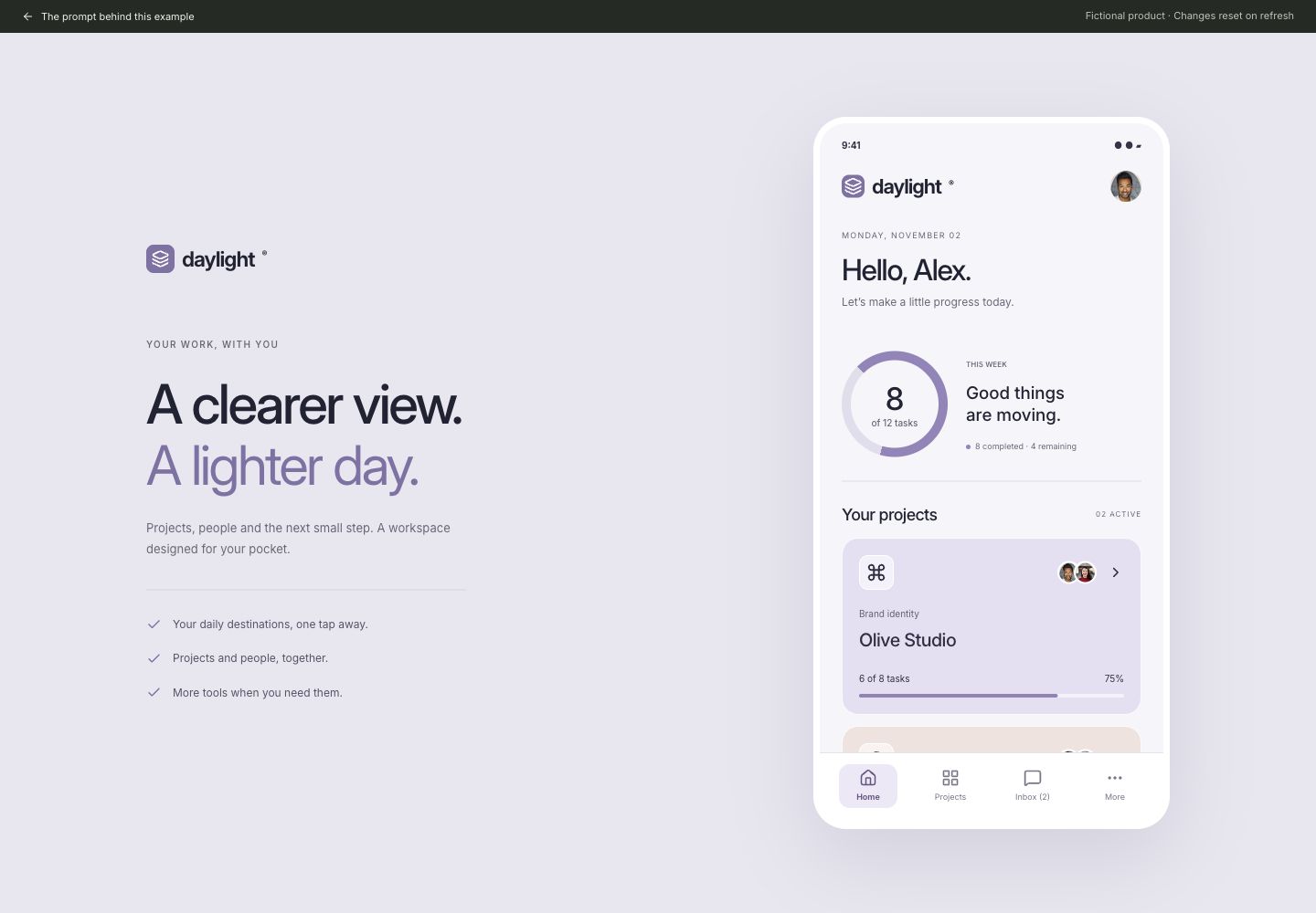 A place for every destination. — revised design