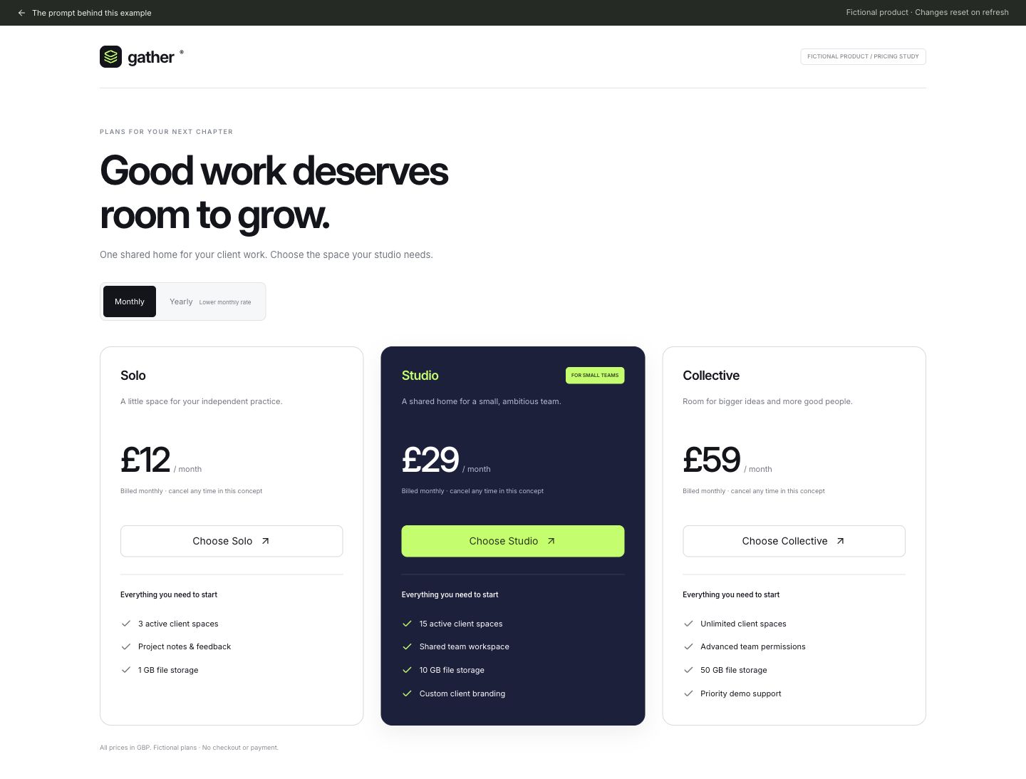 Compare the plan, understand the price. — revised design